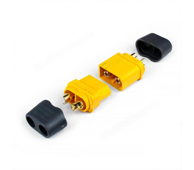 Коннектор XT60T-plug (комплект папа+мама с изоляторами) Коннектор XT60T-plug (комплект папа+мама с изоляторами)