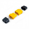 Коннектор XT60T-plug (комплект папа+мама с изоляторами)