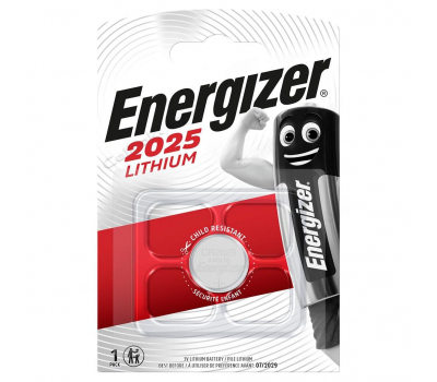 Батарейка литиевая ENERGIZER Lithium CR2025 BL-1 Батарейка литиевая ENERGIZER Lithium CR2025 BL-1