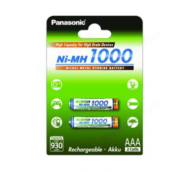 Аккумулятор Panasonic Original AAA 1000mAh BL-2
