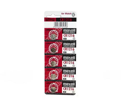 Батарейка литиевая Maxell CR1216 Батарейка литиевая Maxell CR1216