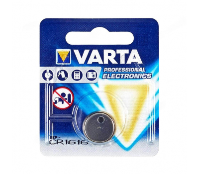 Батарейка литиевая VARTA CR1616 BL-1 Батарейка литиевая VARTA CR1616 BL-1