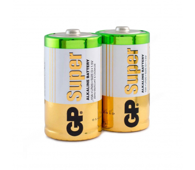 Батарейка алкалиновая GP SUPER LR20 (shrink) Батарейка алкалиновая GP SUPER LR20 (shrink)