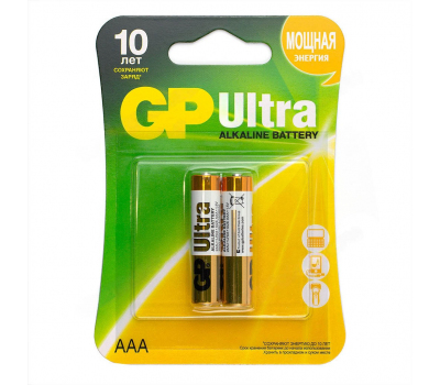 Батарейка алкалиновая GP ULTRA LR03 BL-2 Батарейка алкалиновая GP ULTRA LR03 BL-2