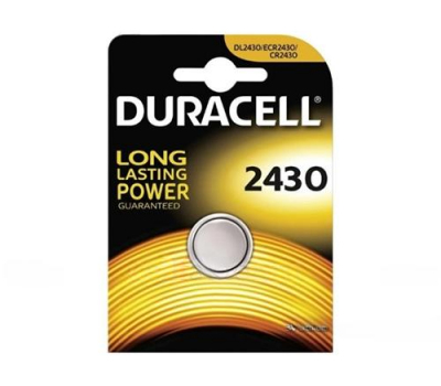 Батарейка литиевая DURACELL DL/CR 2430 BL-1 Батарейка литиевая DURACELL DL/CR 2430 BL-1
