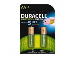 Аккумулятор NiMH DURACELL TURBO HR6 2500 мAч BL-2 Аккумулятор NiMH DURACELL TURBO HR6 2500 мAч BL-2