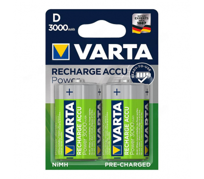 Аккумулятор VARTA RECHARGE ACCU Power HR20 NiMH 3000mAh BL-2 Аккумулятор VARTA RECHARGE ACCU Power HR20 NiMH 3000mAh BL-2