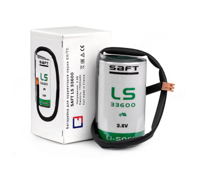 Батарейка литиевая SAFT LS33600 TC220 Батарейка литиевая SAFT LS33600 TC220
