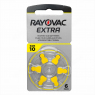Батарейка Rayovac Extra ZA10 BL-6