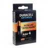 Батарейка алкалиновая DURACELL OPTIMUM LR03 BL-4