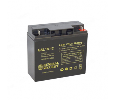 Аккумулятор GENERAL SECURITY GSL 18-12