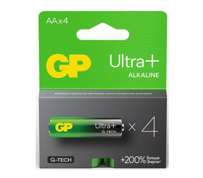 Батарейка алкалиновая GP ULTRA PLUS LR6 BL-4 Батарейка алкалиновая GP ULTRA PLUS LR6 BL-4