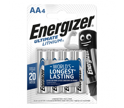 Батарейка для фото ENERGIZER Ultimate Lithium AA L91 BL-4 Батарейка для фото ENERGIZER Ultimate Lithium AA L91 BL-4