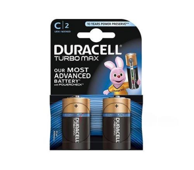 Батарейка алкалиновая DURACELL Turbo Max LR14 BL-2 Батарейка алкалиновая DURACELL Turbo Max LR14 BL-2