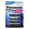 Батарейка алкалиновая PANASONIC Evolta LR6 BL-4