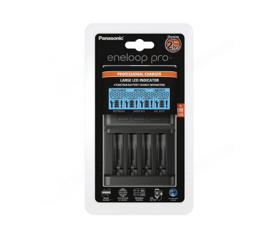 Зарядное устройство Panasonic Eneloop BQ-CC65E Professional Charger Зарядное устройство Panasonic Eneloop BQ-CC65E Professional Charger