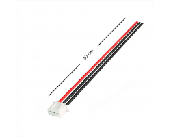 Разъем JST XH-3P 3-pin на проводе UL3239 22AWG 300 мм Разъем JST XH-3P 3-pin на проводе UL3239 22AWG 300 мм