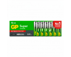 Батарейка алкалиновая GP SUPER LR6 BOX-12 Батарейка алкалиновая GP SUPER LR6 BOX-12