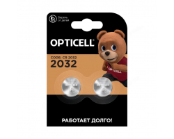 Батарейка литиевая OPTICEL CR2032  BL-2