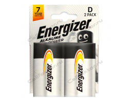 Батарейка алкалиновая ENERGIZER Alkaline Power LR20 BL-2 E95 Батарейка алкалиновая ENERGIZER Alkaline Power LR20 BL-2 E95