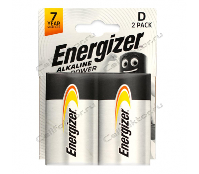 Батарейка алкалиновая ENERGIZER Alkaline Power LR20 BL-2 E95 Батарейка алкалиновая ENERGIZER Alkaline Power LR20 BL-2 E95
