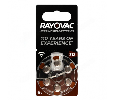 Батарейка Rayovac Experience ZA312 BL-6 Батарейка Rayovac Experience ZA312 BL-6