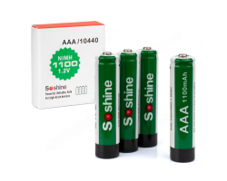 Аккумулятор SOSHINE HR03 1100mAh BOX-4
