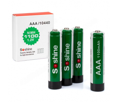 Аккумулятор SOSHINE HR03 1100mAh BOX-4 Аккумулятор SOSHINE HR03 1100mAh BOX-4