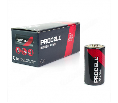 Батарейка алкалиновая DURACELL PROCELL Intense LR14 BOX-10 Батарейка алкалиновая DURACELL PROCELL Intense LR14 BOX-10