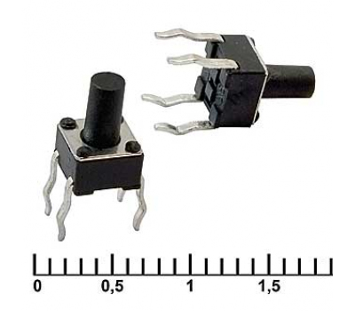 Кнопка тактовая: IT-1109A (4.5x4.5x7) Кнопка тактовая: IT-1109A (4.5x4.5x7)