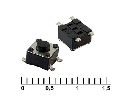 Кнопка тактовая: IT-1109S (4.5x4.5x3.8) Кнопка тактовая: IT-1109S (4.5x4.5x3.8)