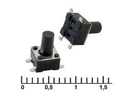 Кнопка тактовая: IT-1109SA (4.5x4.5x7) Кнопка тактовая: IT-1109SA (4.5x4.5x7)