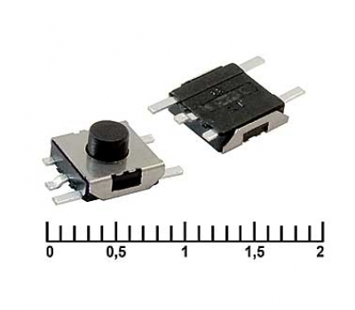 Кнопка тактовая: TS016D push (off) (6x6x3.8) Кнопка тактовая: TS016D push (off) (6x6x3.8)