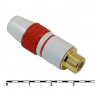 Разъем: 7-0221 / RCA jack gold red                        
