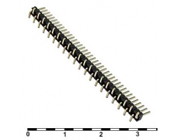 Разъем: PLL1.27-1x40S H1=2.0                              