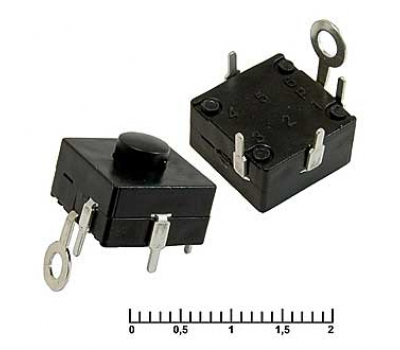 Кнопка: PBS1204K 1A 30V ON-ON Кнопка: PBS1204K 1A 30V ON-ON