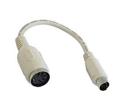 Разъем переходной: PC-PS/2 Mini DIN6M-DIN5F 0.15m Разъем переходной: PC-PS/2 Mini DIN6M-DIN5F 0.15m