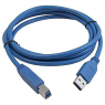 Компьютерный шнур: USB3.0-A M USB-B M 1.8m                           