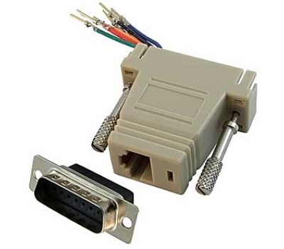 Переходник D-SUB: DB15M-RJ45 Переходник D-SUB: DB15M-RJ45