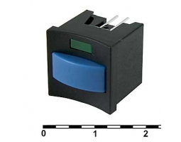 Кнопка миниатюрная: PB07-BU-1G0                                       