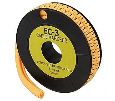 Маркер на кабель: EC-3-1 (ECM-3) (250шт)