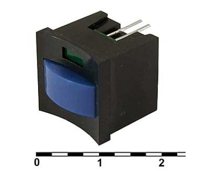 Кнопка миниатюрная: PB07-BU-0G0