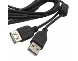 Компьютерный шнур: USB-A F  USB-A M 1.8m F                           