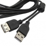 Компьютерный шнур: USB-A F  USB-A M 1.8m F (SZC)                     
