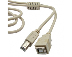 Компьютерный шнур: USB-B M USB-B F 1.8m F                            