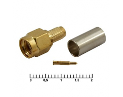 Разъем: SMA-C58P gold Разъем: SMA-C58P gold