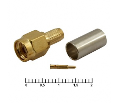 Разъем: SMA-C58P gold Разъем: SMA-C58P gold