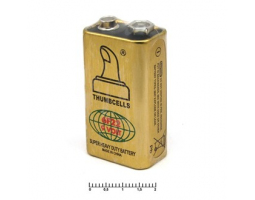 Батарейка: 9V/6F PP3 (крона)                                 