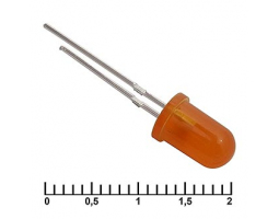 Светодиод: 5 mm orange  30 mCd 20                            