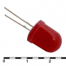 Светодиод: 10 mm red 30 mCd   20                             